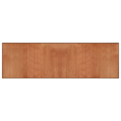 vidaXL Dywan prostokątny, brązowy, 60x200 cm, bambusowy