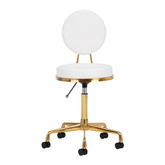 Taboret kosmetyczny H5 złoto biały 140260