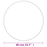 Lustro ścienne, 40 cm, okrągłe, szklane