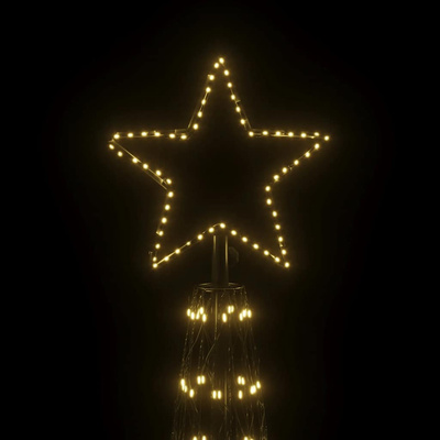 Choinka stożkowa, 3000 ciepłych białych LED, 230x800 cm