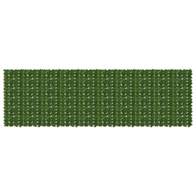 Parawan balkonowy z liśćmi zielony 500 x 150 cm