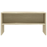 vidaXL Szafka pod TV, dąb sonoma, 80x40x40 cm, materiał drewnopochodny