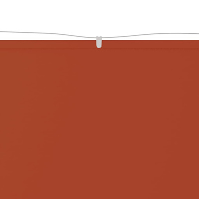 Markiza pionowa, terakota, 100x1200 cm, tkanina Oxford