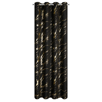 Zasłona Lani czarna 140x250