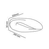 Nowoczesny Kinkiet LED 9W 3000K 30cm Abruzzo Prima