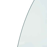 Szklana płyta kominkowa przezroczysty 800 x 600 mm Szkło