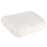 Koc Lotos biały 150x200