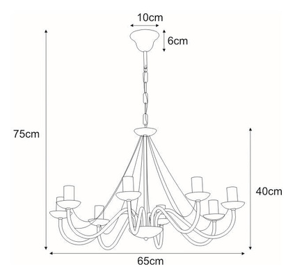 Lampa wisząca K-3997 z serii BARTEZ II