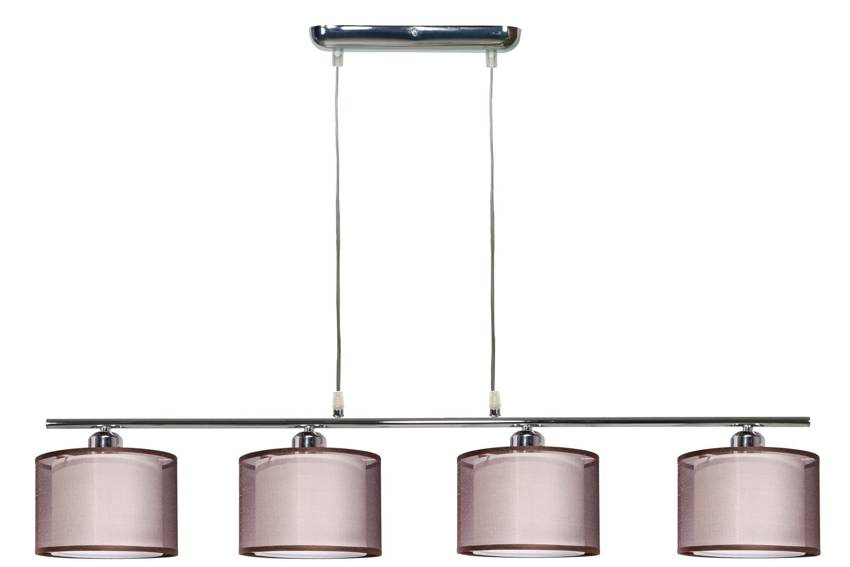 Lampa wisząca z abażurami Piano biała do salonu klasyczna