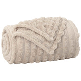 Koce narzutowe 6 pcs Beżowy 270 x 240 cm Polar