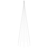 vidaXL Choinka do montażu na maszcie, 310 niebieskich LED, 300 cm