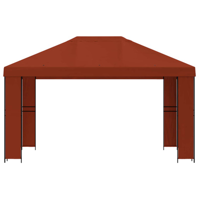 Altana 4 × 3 m terakota Poliester i Stal 190 gsm