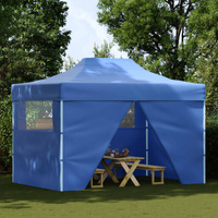 Namiot Imprezowy Niebieski 280 x 410 x 315 cm Materiał Oxford