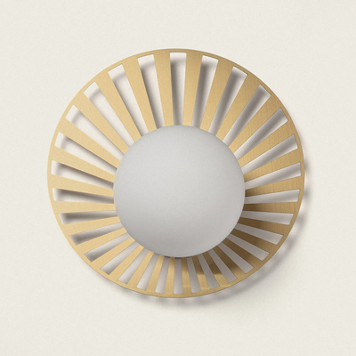 Kinkiet Złoty Kula Mleczna Abruzzo Gama G9