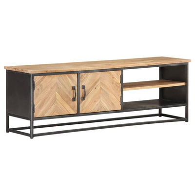 vidaXL Szafka pod TV, 120x30x40 cm, lite drewno akacjowe