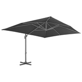 Parasol ogrodowy Cantilever z aluminiowym drążkiem 400x300 cm, antracytowy