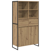 Bufet Dąb rzemieślniczy 81 x 36 x 150.5 cm Drewno inżynieryjne