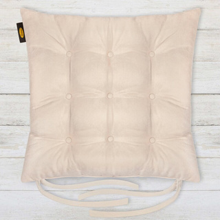 Siedzisko Ada ciemnokremowe 40x40