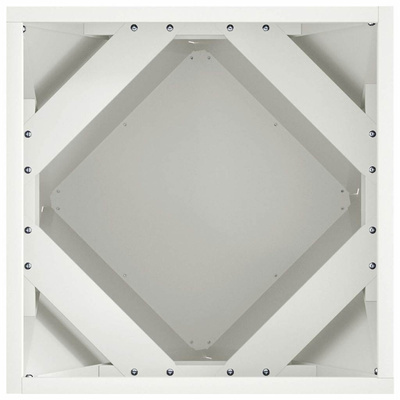 Donica 2 pcs Biały 40 x 40 x 40 cm Stal