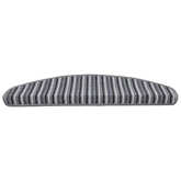 Samoprzylepne maty na schody 15 pcs Szary 65 x 21 x 4 cm