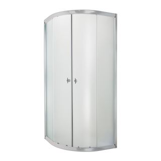 Kabina natrysk. półokr.marbella 90x90  pr.chrom szkło mrożone AK-46-191-O Invena
