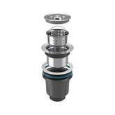 Zlewozmywak stalowy 1,5K AIDA inox