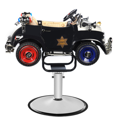 Fotel fryzjerski dziecięcy samochodzik policja B082 123468