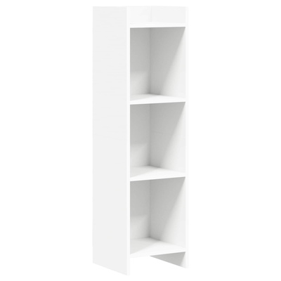 Półka na książki Biały 30 x 30 x 111 cm Drewno inżynieryjne