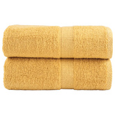 Ręczniki toaletowe Premium, SOLUND 2 szt., złote, 30x30 cm, 600 g/m?