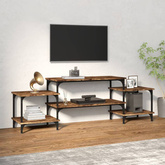 vidaXL Szafka pod TV, przydymiony dąb, 157x35x52 cm