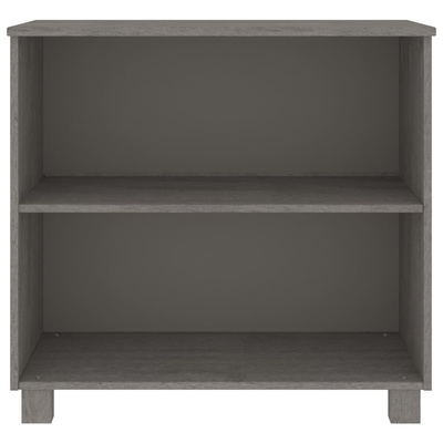 Szafka HAMAR, jasnoszara, 85x35x80 cm, drewno sosnowe