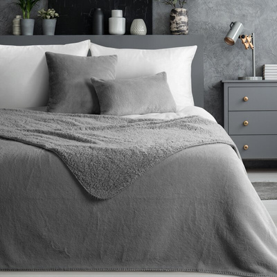 Narzuta Chon srebrna 170x210