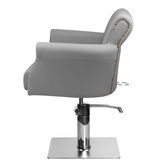 Hair System fotel fryzjerski BER 8541 szary  125411