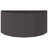 Donica Czarny 120 x 60 x 50 cm Stal