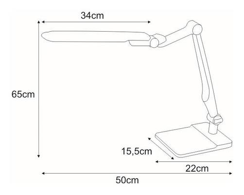 Lampka biurkowa K-BL1207 czarna z serii MICA KAJA
