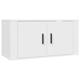 vidaXL Wiszące szafki telewizyjne, 3 szt., białe, 80x34,5x40 cm