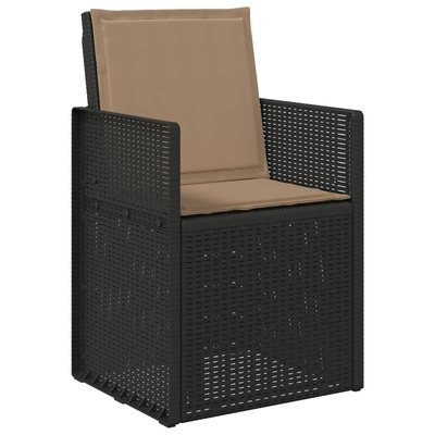 Poduszki na Siedzisko i Oparcie 2 pcs Ciemnoszary