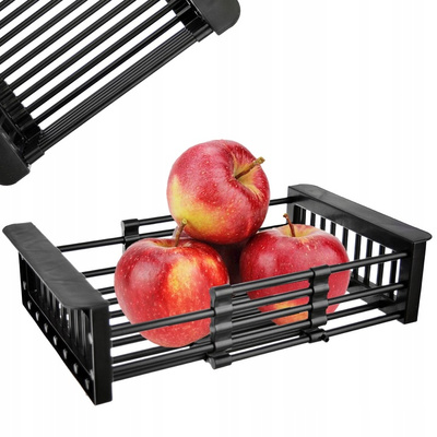 Koszyk stalowy czarny black mat