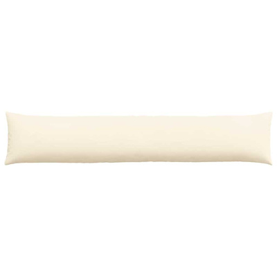 Poduszki na sofę 2 pcs Kremowy 200 x 40 cm Tkanina sztruksowa