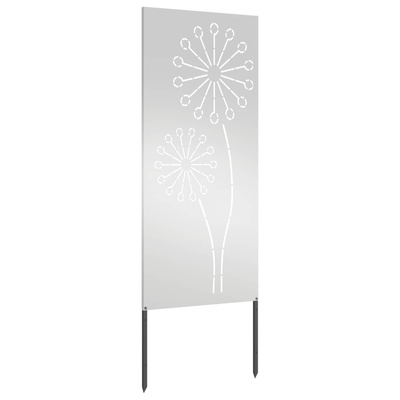 Ekran zapewniający prywatność w ogrodzie Srebrny 50 x 140 cm
