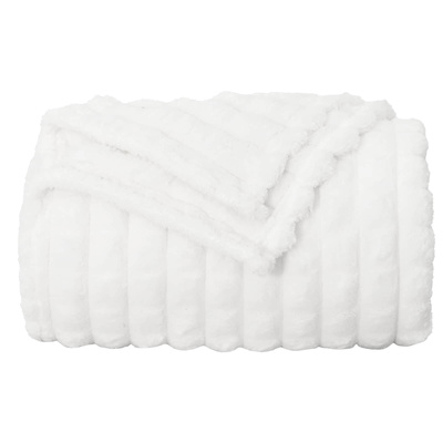 Koce narzutowe 6 pcs Biały 200 x 150 cm Polar
