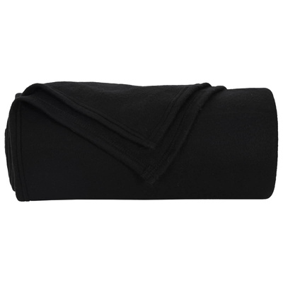 Koce narzutowe 6 pcs Czarny 240 x 220 cm Polar