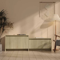 vidaXL Szafka pod TV, dąb sonoma, 146,5x35x50 cm
