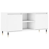 vidaXL Szafka pod TV, biała, 104x35x50 cm, materiał drewnopochodny