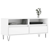 Szafka pod TV, biała, 100x34,5x44,5 cm, materiał drewnopochodny vidaXL
