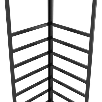 vidaXL Altana ogrodowa z malowanej proszkowo stali, 4x3x2,7 m, biała