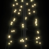 Choinka świąteczna LED z podstawą Ciepła biel 250 cm Żelazo