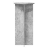 Stojak na rośliny 2 pcs Betonowy szary 40 x 40 x 80 cm