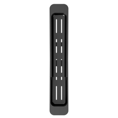 Wkładka do zlewozmywaka / regulowana szerokość 400-560 x80 mm  (gł 65mm) czarny