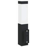 Zewnętrzna lampa ścienna 2 pcs Czarny 10.5 x 6 x 33 cm